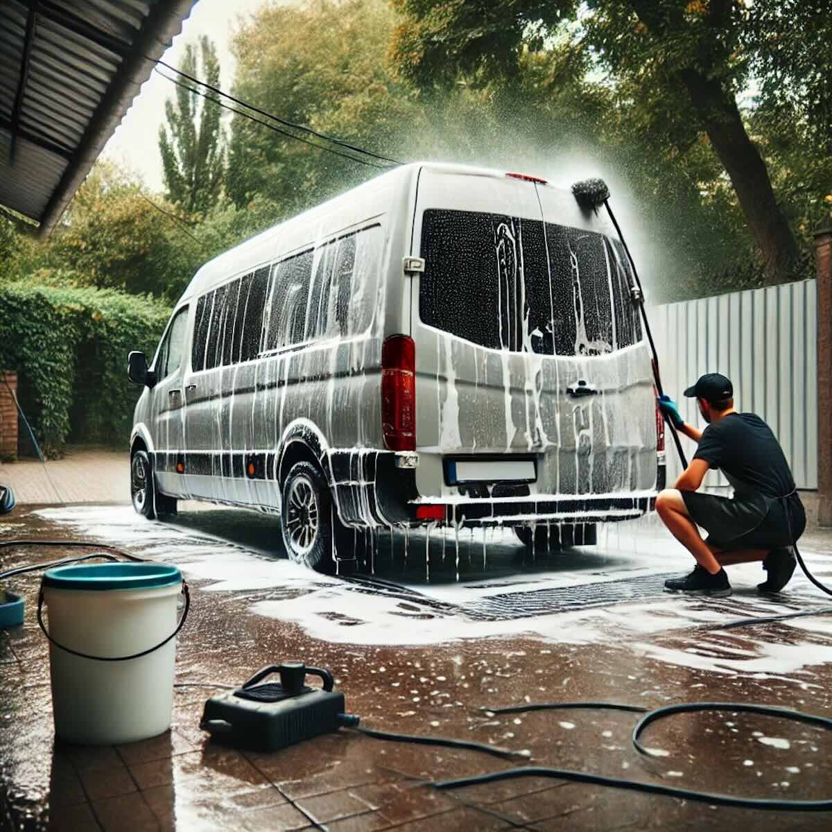 What is the Best Way to Wash a Large Van?